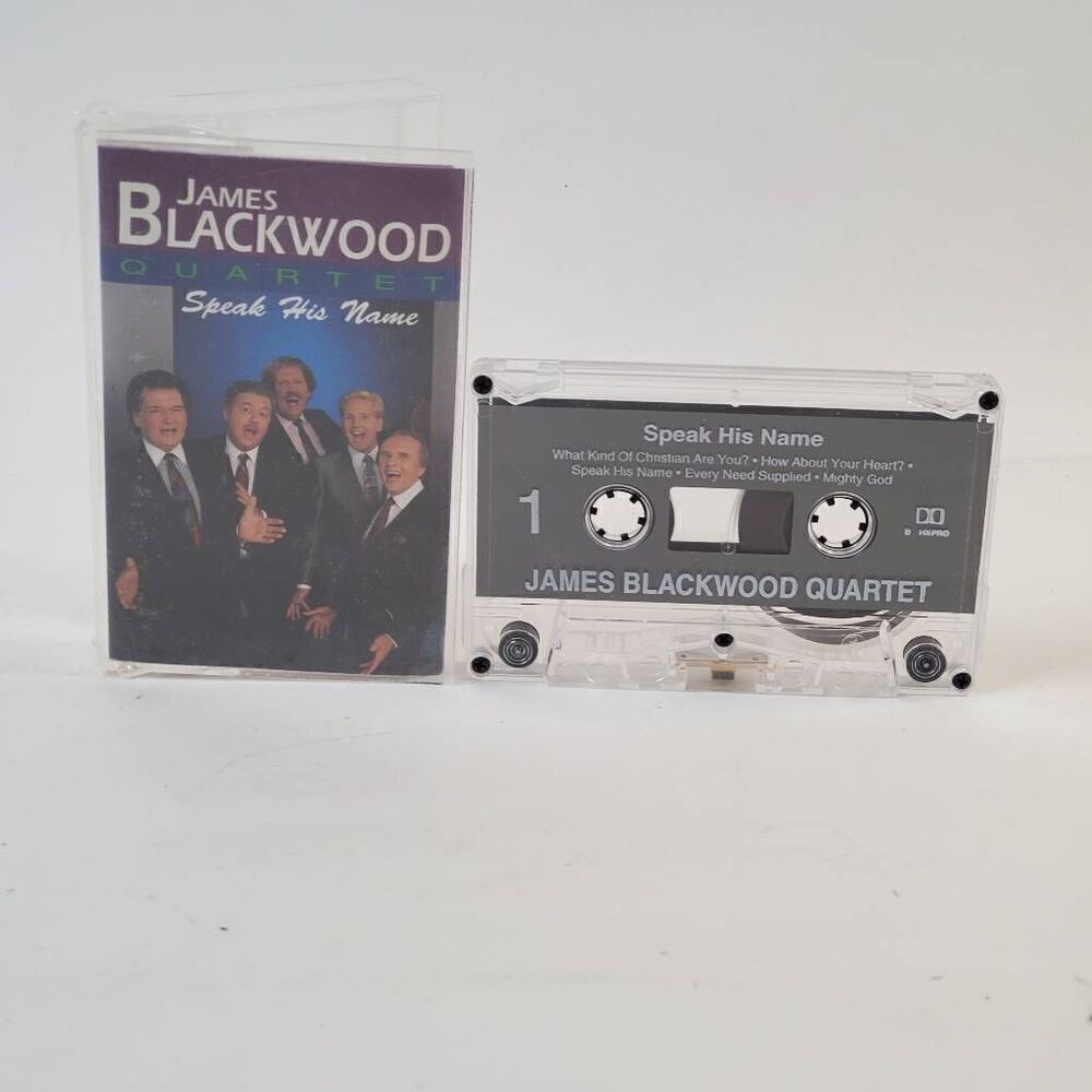 JAMES BLACKWOOD QUARTET - Speak His Name [Cassette Tape]